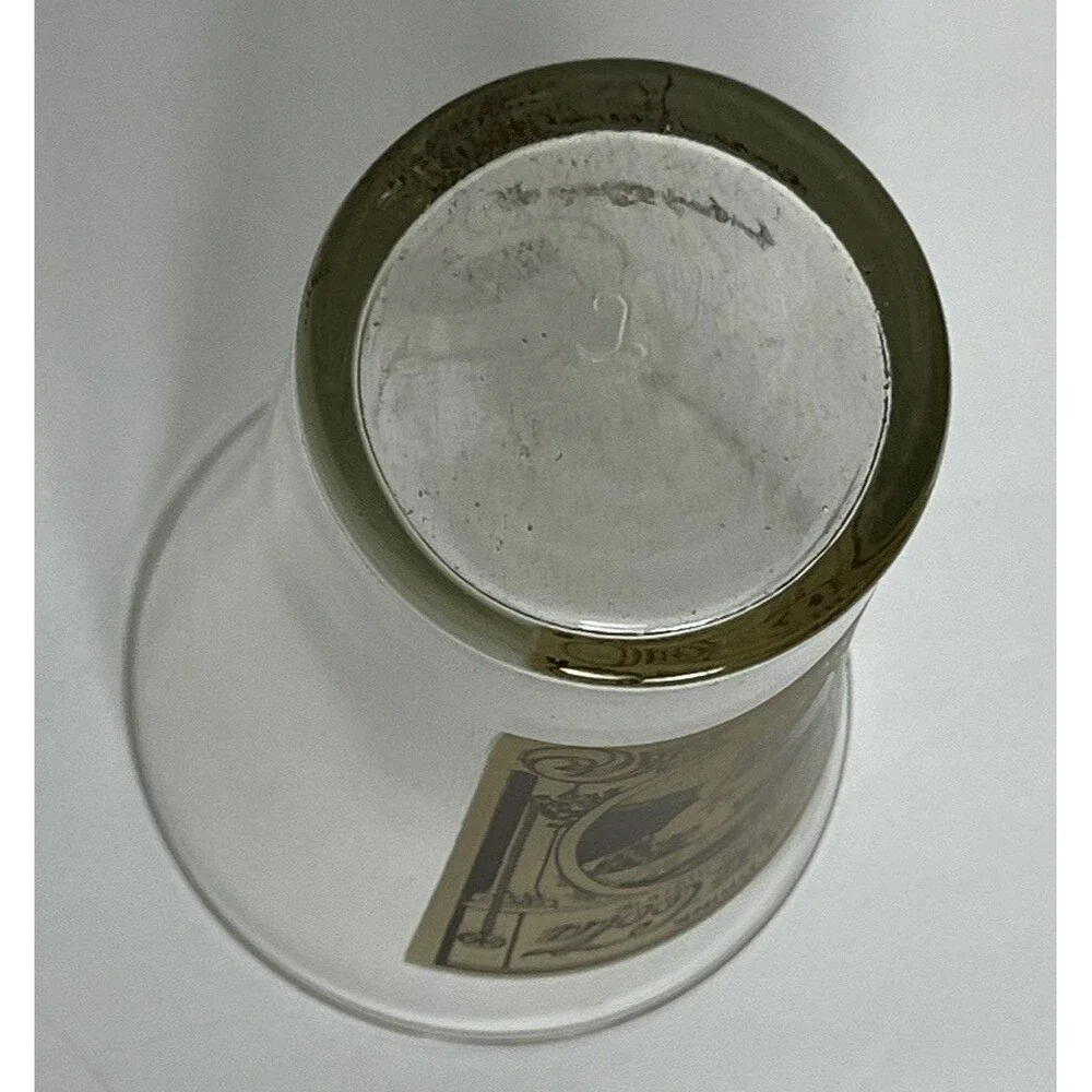 Coca Cola Flair Glass Vintage 80s Archive Re-Creation Victorian Lady Clear 16 oz